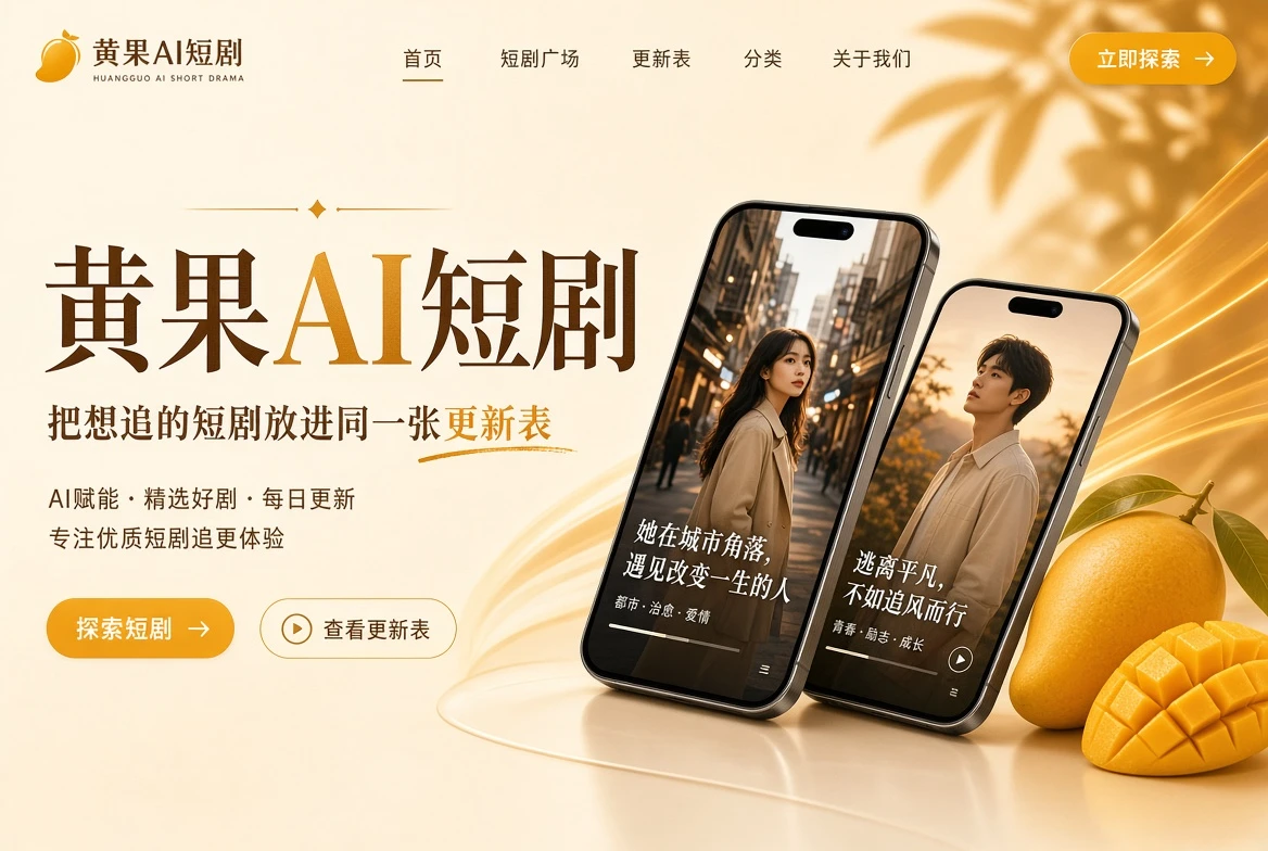 黄果AI短剧品牌视觉